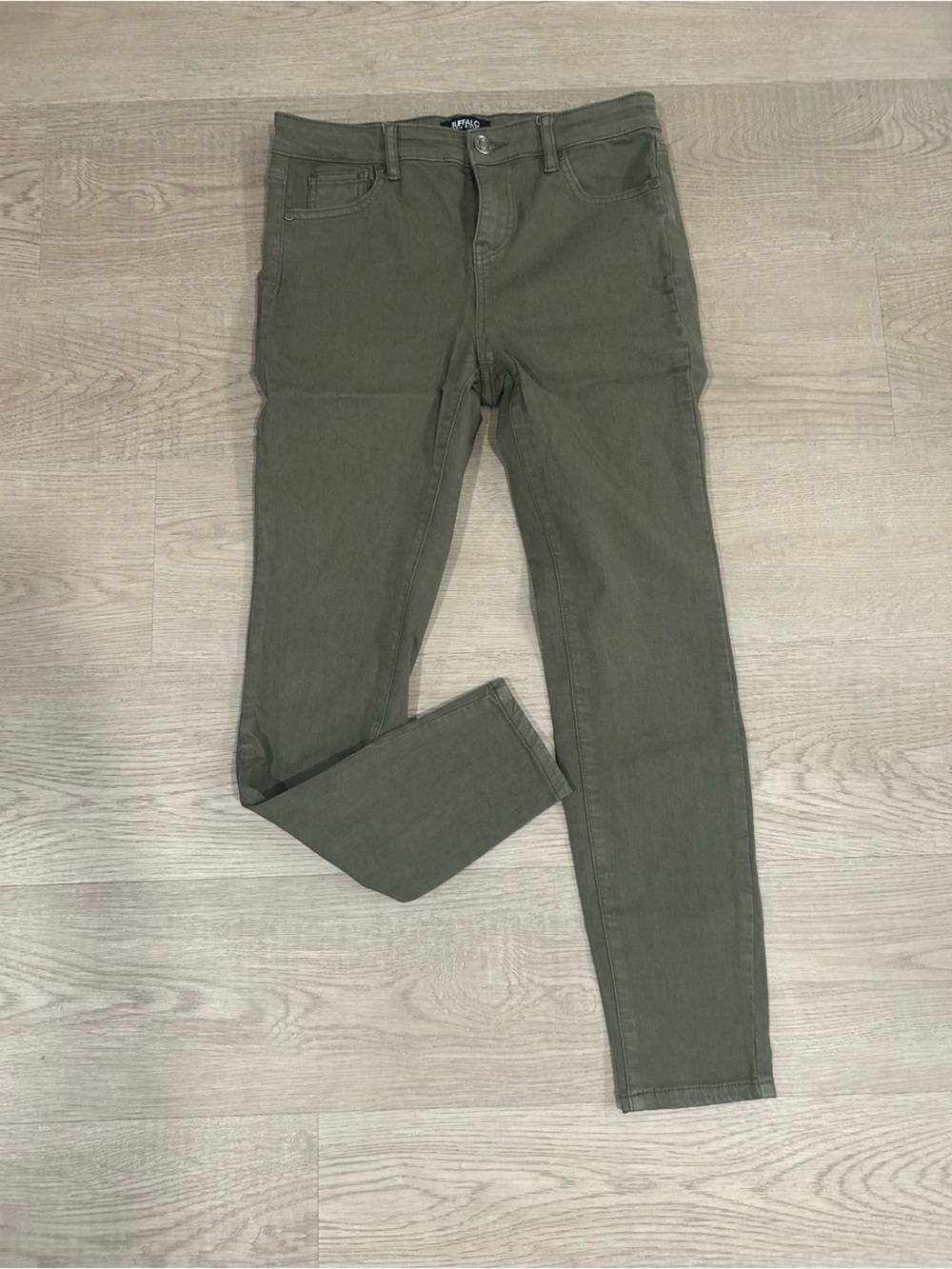 Buffalo David Bitton Olive Skinny Jeans
